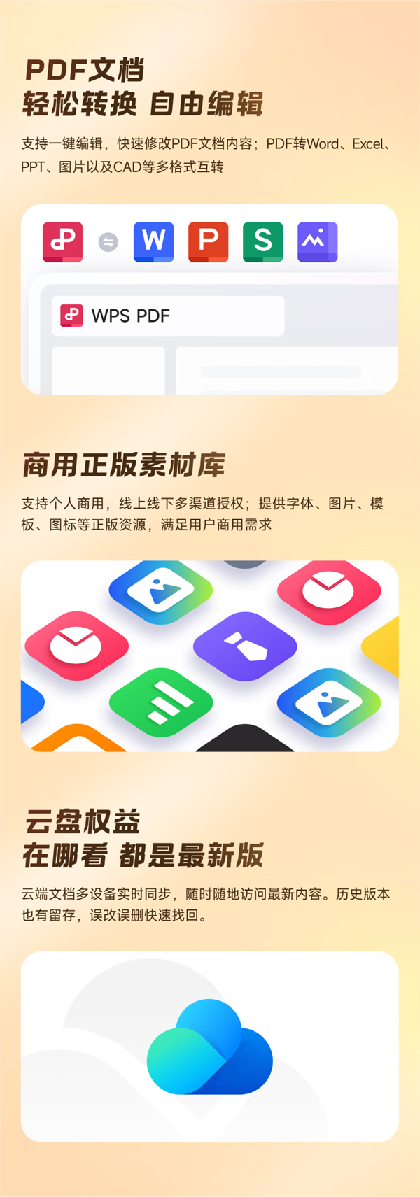 赠QQ超级会员/网易云等年卡！WPS超级会员618预售：3.9元/月