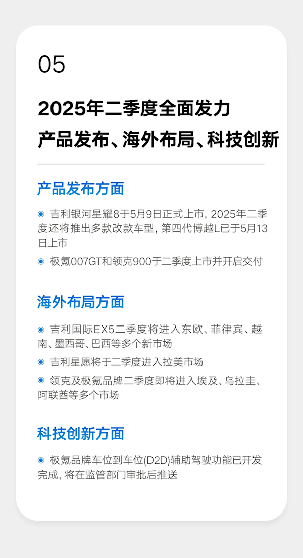 销量破70万创史上新高！吉利汽车一季度净赚56亿元 翻了2.6倍