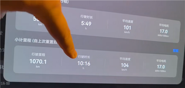 车主实测享界S9高速能耗：均速104km/h 百公里耗电17度